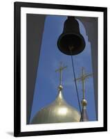 Belfry and Domes of Newly-Built Russian Orthodox Cathedral in Historic Centre, Habana Vieja, Cuba-John Harden-Framed Photographic Print