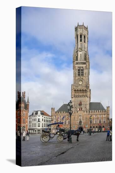 Belfry, Market Place, Bruges, UNESCO World Heritage Site, Belgium, Europe-James Emmerson-Stretched Canvas