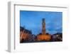 Belfry of Bruges at Grote Markt, Belgium-neirfy-Framed Photographic Print