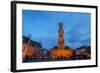 Belfry of Bruges at Grote Markt, Belgium-neirfy-Framed Photographic Print