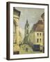 Belfry of Douai-Jean-Baptiste-Camille Corot-Framed Giclee Print