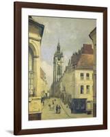 Belfry of Douai-Jean-Baptiste-Camille Corot-Framed Giclee Print