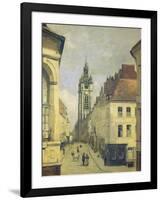 Belfry of Douai-Jean-Baptiste-Camille Corot-Framed Giclee Print