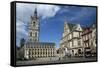 Belfry Tower in Saint Bavo's square, city centre, Ghent, West Flanders, Belgium, Europe-Peter Barritt-Framed Stretched Canvas