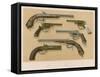 Belgian and English Pistols-null-Framed Stretched Canvas