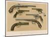 Belgian and English Pistols-null-Mounted Giclee Print