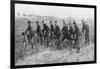 Belgian Bicycle Troops in Haelen, Belgium, August 1914-Montigny-Framed Giclee Print