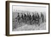 Belgian Bicycle Troops in Haelen, Belgium, August 1914-Montigny-Framed Giclee Print