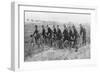 Belgian Bicycle Troops in Haelen, Belgium, August 1914-Montigny-Framed Giclee Print