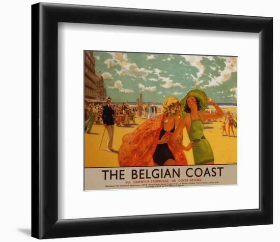 Belgian Coast-Eric Michaels-Framed Art Print