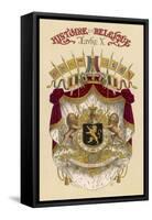 Belgian Coat of Arms-null-Framed Stretched Canvas