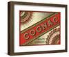 Belgian Cognac Label-null-Framed Art Print