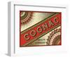 Belgian Cognac Label-null-Framed Art Print