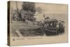 Belgian Congo, Steamer Hainaut on the High River-null-Stretched Canvas