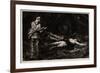 Belgian Farmyard, 1918-George Wesley Bellows-Framed Giclee Print