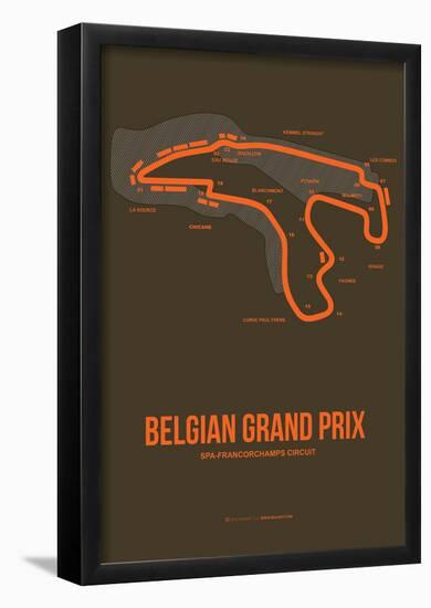 Belgian Grand Prix 1-NaxArt-Framed Poster