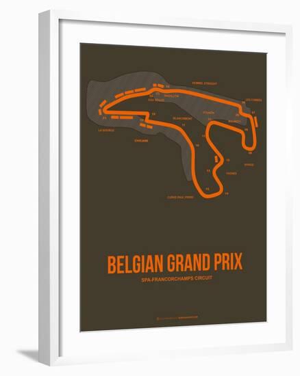 Belgian Grand Prix 1-NaxArt-Framed Art Print