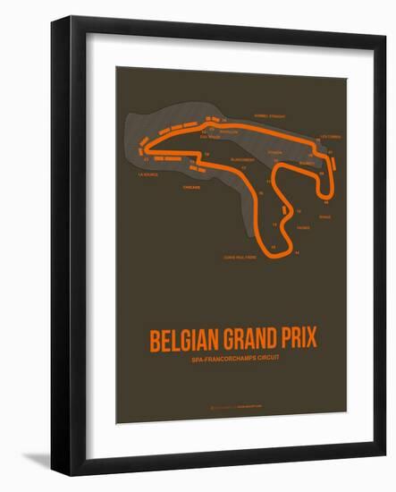 Belgian Grand Prix 1-NaxArt-Framed Art Print