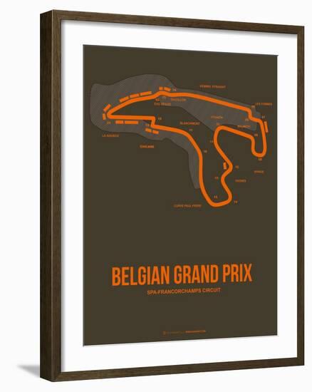 Belgian Grand Prix 1-NaxArt-Framed Art Print