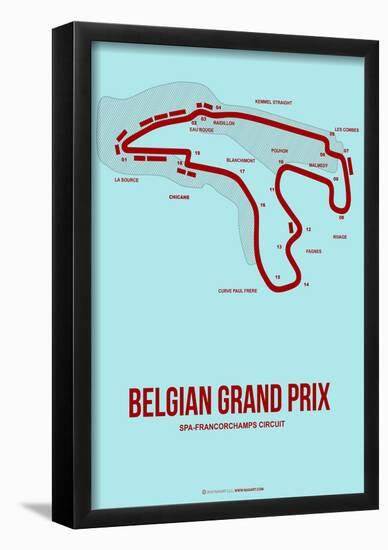 Belgian Grand Prix 3-NaxArt-Framed Poster