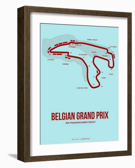 Belgian Grand Prix 3-NaxArt-Framed Art Print