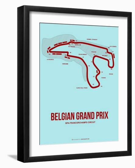 Belgian Grand Prix 3-NaxArt-Framed Art Print