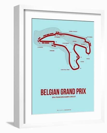 Belgian Grand Prix 3-NaxArt-Framed Art Print