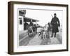 Belgian Machine Guns Pulled by Dogs, 1914-Jacques Moreau-Framed Photographic Print