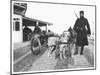 Belgian Machine Guns Pulled by Dogs, 1914-Jacques Moreau-Mounted Photographic Print