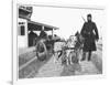 Belgian Machine Guns Pulled by Dogs, 1914-Jacques Moreau-Framed Photographic Print