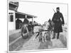 Belgian Machine Guns Pulled by Dogs, 1914-Jacques Moreau-Mounted Photographic Print