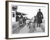 Belgian Machine Guns Pulled by Dogs, 1914-Jacques Moreau-Framed Photographic Print