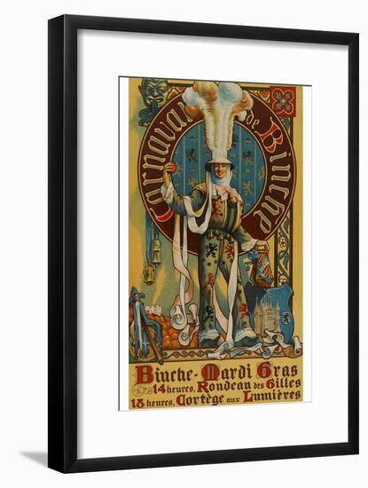 Belgian Mardi Gras Poster-null-Framed Art Print