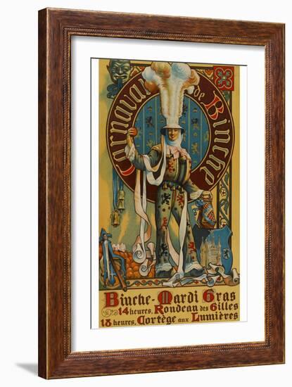 Belgian Mardi Gras Poster-null-Framed Art Print