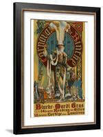 Belgian Mardi Gras Poster-null-Framed Art Print