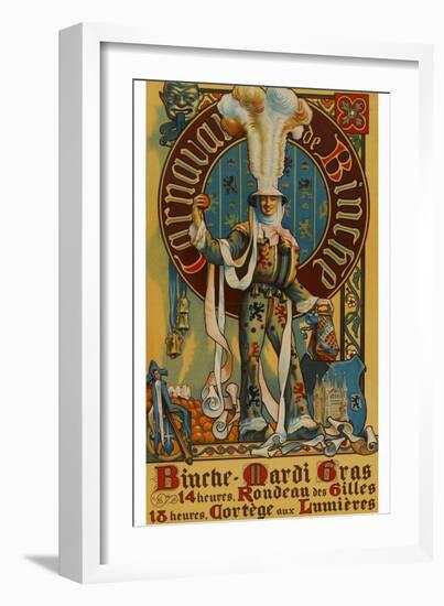 Belgian Mardi Gras Poster-null-Framed Art Print