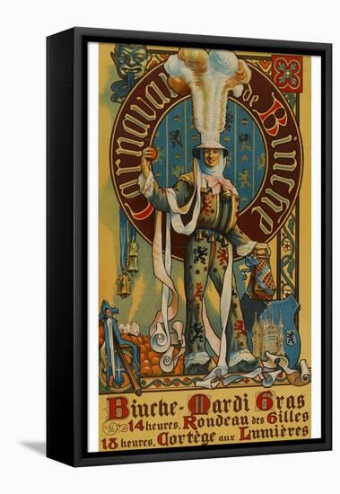 Belgian Mardi Gras Poster-null-Framed Stretched Canvas