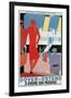 Belgian National Railway Poster, Channel Crossing-Found Image Press-Framed Giclee Print