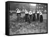 Belgian Nuns Gardening-null-Framed Stretched Canvas