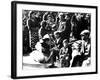 Belgian Refugees with their Bicycles and Possessions Outside the Gare Du Nord, Paris, July 1940-null-Framed Giclee Print