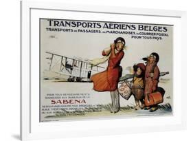 Belgian Transport-null-Framed Giclee Print