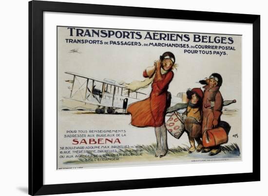 Belgian Transport-null-Framed Giclee Print