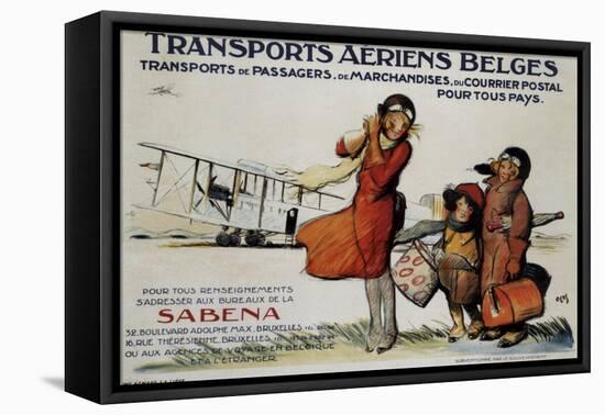 Belgian Transport-null-Framed Stretched Canvas