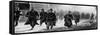 Belgian Troops Nearing the Scene of Battle, First World War, 1914-null-Framed Stretched Canvas