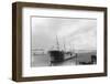 Belgian Vessel Offshore after Halifax Explosion-null-Framed Photographic Print