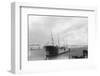 Belgian Vessel Offshore after Halifax Explosion-null-Framed Photographic Print