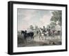 Belgian Wagon Conveying Wounded from the Field After the Battle of Waterloo, 1815-John Augustus Atkinson-Framed Giclee Print