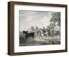 Belgian Wagon Conveying Wounded from the Field After the Battle of Waterloo, 1815-John Augustus Atkinson-Framed Giclee Print