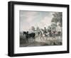 Belgian Wagon Conveying Wounded from the Field After the Battle of Waterloo, 1815-John Augustus Atkinson-Framed Giclee Print