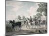 Belgian Wagon Conveying Wounded from the Field After the Battle of Waterloo, 1815-John Augustus Atkinson-Mounted Giclee Print